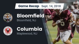 Recap: Bloomfield  vs. Columbia  2018