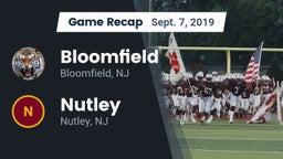 Recap: Bloomfield  vs. Nutley  2019