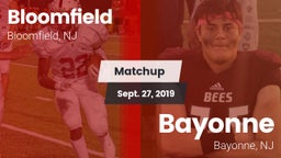Matchup: Bloomfield vs. Bayonne  2019