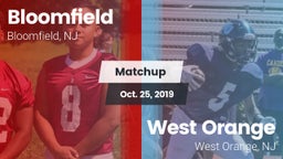 Matchup: Bloomfield vs. West Orange  2019