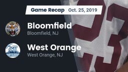 Recap: Bloomfield  vs. West Orange  2019
