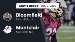Recap: Bloomfield  vs. Montclair  2020