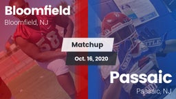 Matchup: Bloomfield vs. Passaic  2020