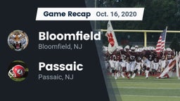 Recap: Bloomfield  vs. Passaic  2020