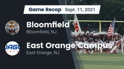Recap: Bloomfield  vs. East Orange Campus  2021