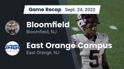 Recap: Bloomfield  vs. East Orange Campus  2022