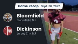 Recap: Bloomfield  vs. Dickinson  2022