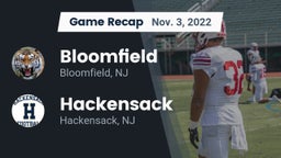 Recap: Bloomfield  vs. Hackensack  2022