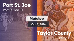 Matchup: Port St. Joe vs. Taylor County  2016