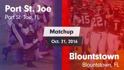 Matchup: Port St. Joe vs. Blountstown  2016