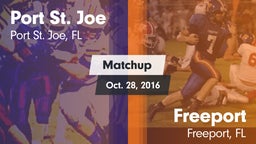 Matchup: Port St. Joe vs. Freeport  2016