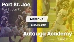 Matchup: Port St. Joe vs. Autauga Academy  2017