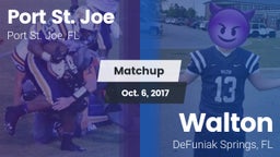 Matchup: Port St. Joe vs. Walton  2017