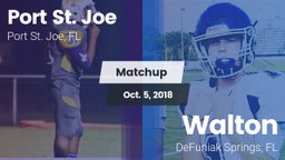 Matchup: Port St. Joe vs. Walton  2018