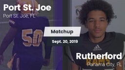 Matchup: Port St. Joe vs. Rutherford  2019