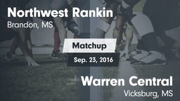 Matchup: Northwest Rankin vs. Warren Central  2016