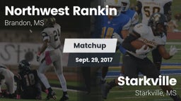Matchup: Northwest Rankin vs. Starkville  2017