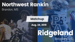 Matchup: Northwest Rankin vs. Ridgeland  2018