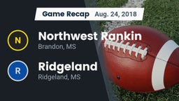 Recap: Northwest Rankin  vs. Ridgeland  2018