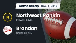 Recap: Northwest Rankin  vs. Brandon  2019