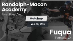 Matchup: Randolph-Macon Acade vs. Fuqua  2019
