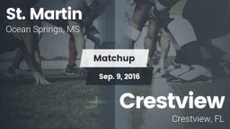 Matchup: St. Martin vs. Crestview  2016