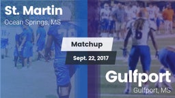 Matchup: St. Martin vs. Gulfport  2017