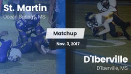 Matchup: St. Martin vs. D'Iberville  2017