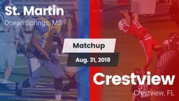 Matchup: St. Martin vs. Crestview  2018