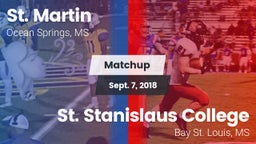 Matchup: St. Martin vs. St. Stanislaus College 2018