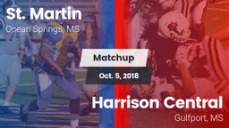 Matchup: St. Martin vs. Harrison Central  2018