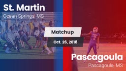 Matchup: St. Martin vs. Pascagoula  2018