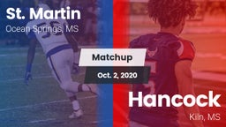 Matchup: St. Martin vs. Hancock  2020