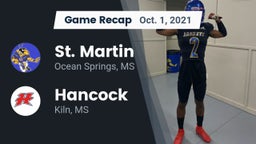 Recap: St. Martin  vs. Hancock  2021