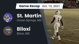 Recap: St. Martin  vs. Biloxi  2021