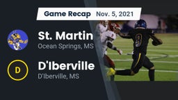 Recap: St. Martin  vs. D'Iberville  2021