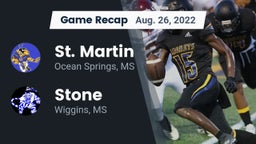 Recap: St. Martin  vs. Stone  2022