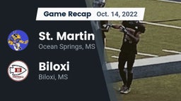 Recap: St. Martin  vs. Biloxi  2022