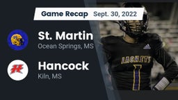 Recap: St. Martin  vs. Hancock  2022