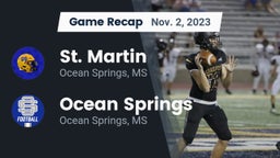Recap: St. Martin  vs. Ocean Springs  2023