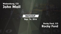 Matchup: Mall vs. Rocky Ford  2016
