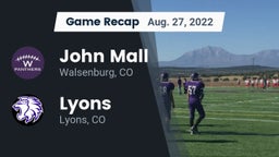 Recap: John Mall  vs. Lyons  2022