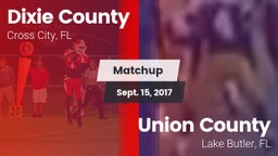 Matchup: Dixie County vs. Union County  2017