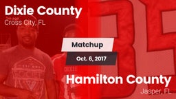 Matchup: Dixie County vs. Hamilton County  2017