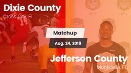 Matchup: Dixie County vs. Jefferson County  2018