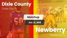 Matchup: Dixie County vs. Newberry  2018
