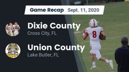 Recap: Dixie County  vs. Union County  2020