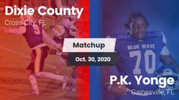 Matchup: Dixie County vs. P.K. Yonge  2020