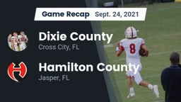 Recap: Dixie County  vs. Hamilton County  2021
