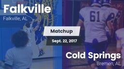 Matchup: Falkville vs. Cold Springs  2017